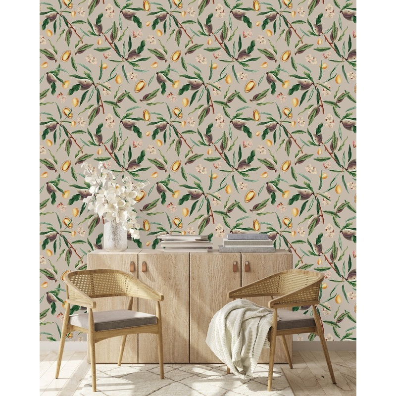 Almond Design Wallpaper