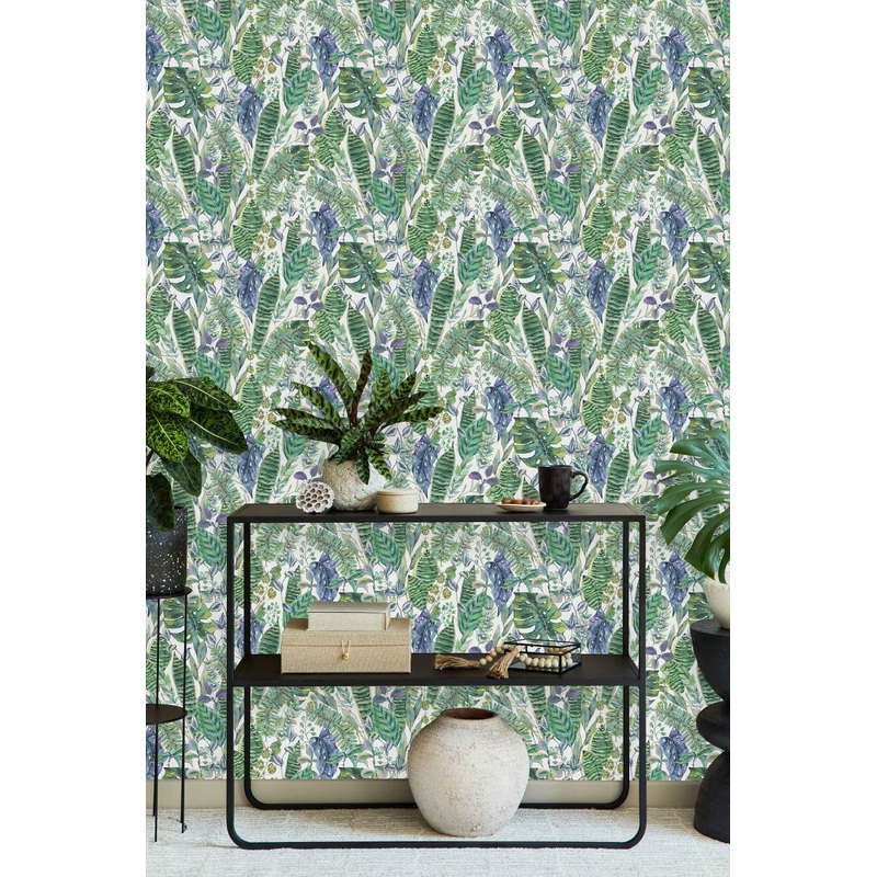 Modish Exotic Plants Wallpaper Chic