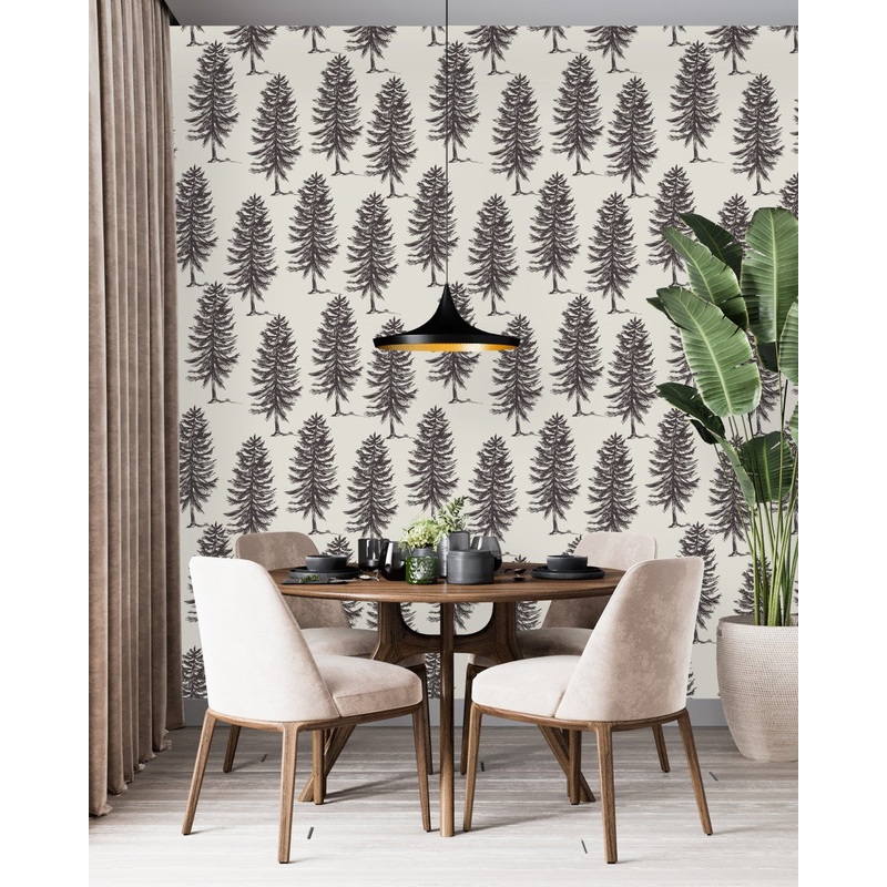 Scotch Fir Pattern Wallpaper