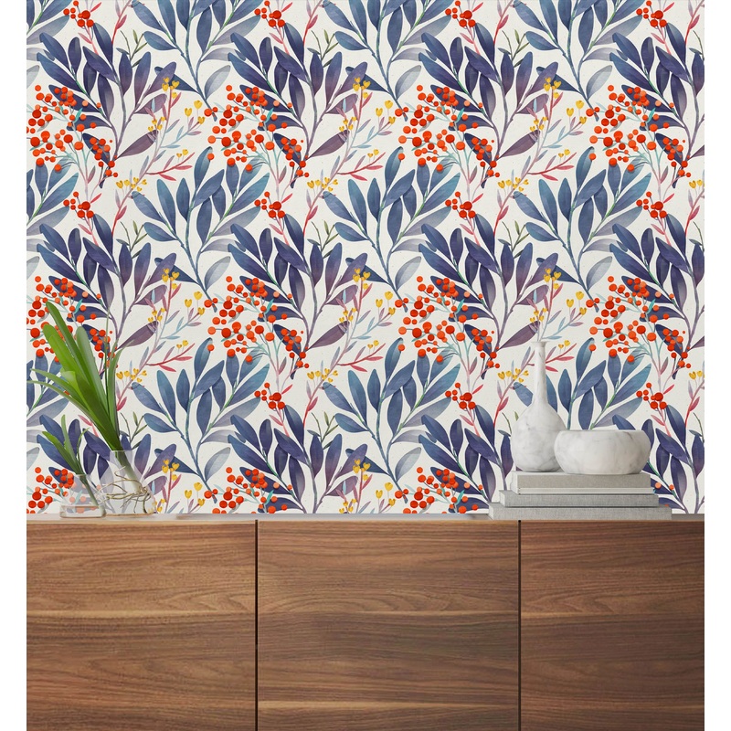 Wild Berries Style Wallpaper