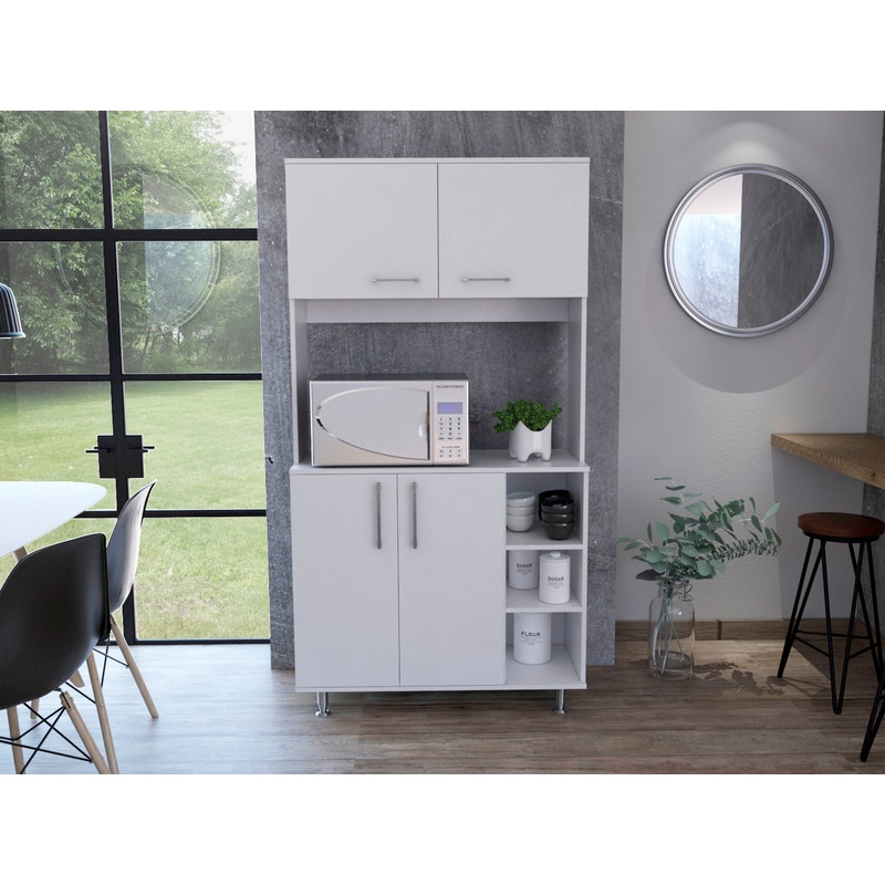 Bayshore 3-Shelf Pantry Cabinet White