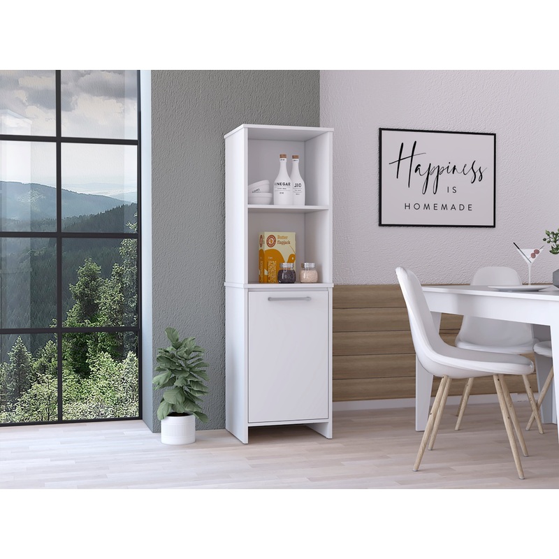Forester 1-Shelf Pantry Cabinet White