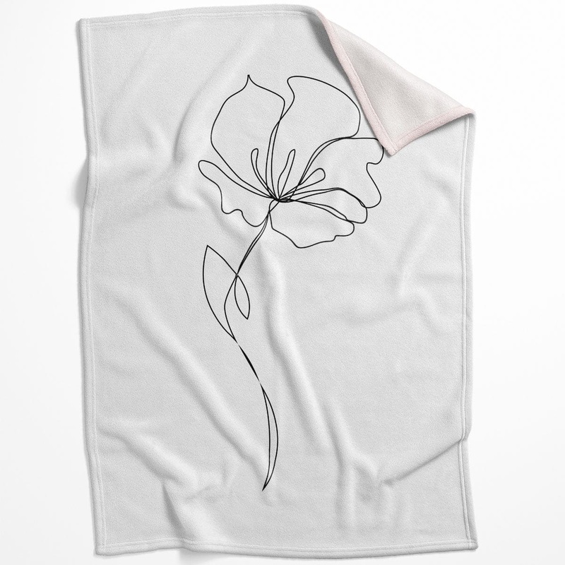Flower Lines B Blanket