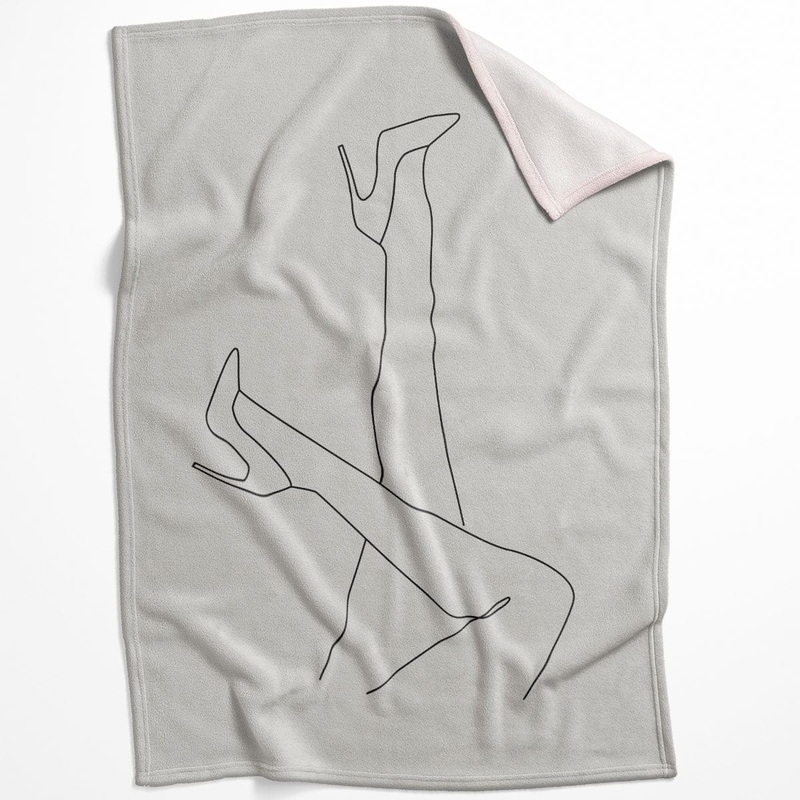 Heels In The Air C Blanket
