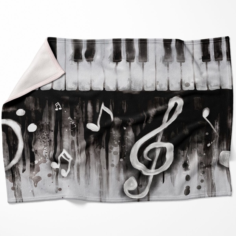 Noir Piano Blanket